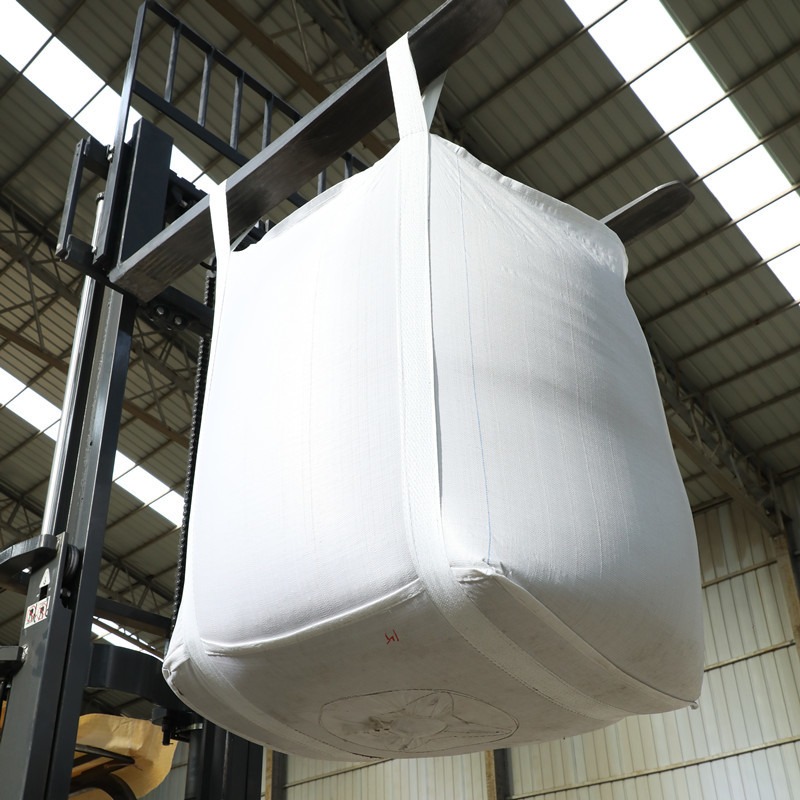 惠州包装吨袋厂 新料白色吊装集装袋 惠州工业吨包吨托袋 邦耐得图片