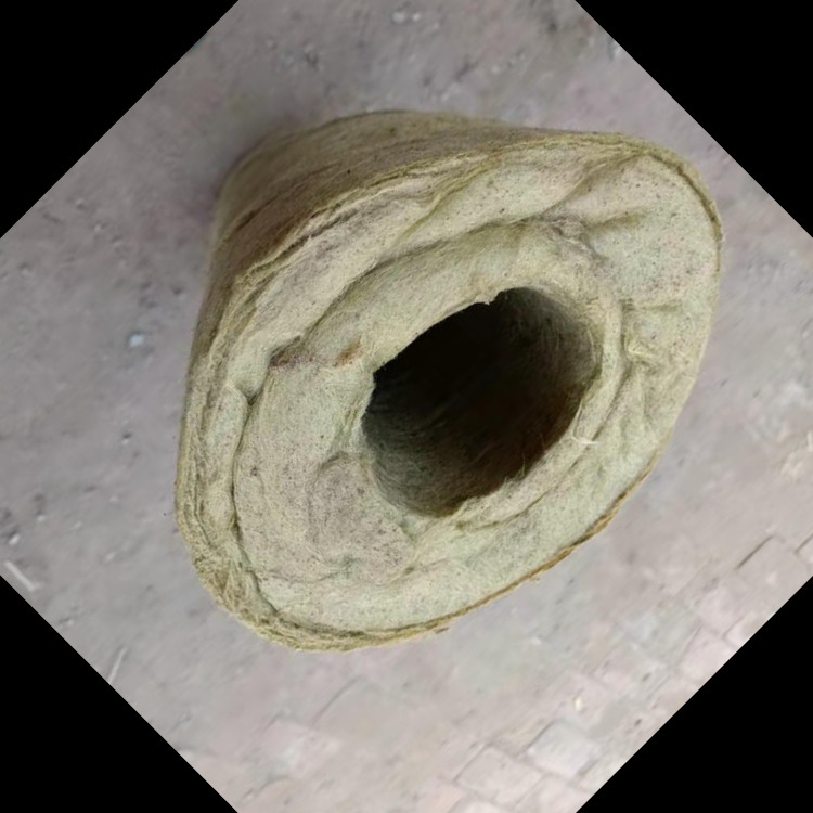 岩棉管壳 45×50岩棉保温管 悦盈复合岩棉管管道保温材料