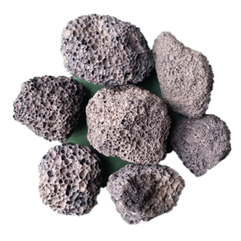 白银市30-50mm火山岩填料适用于生物除臭设备中选一久环保图片