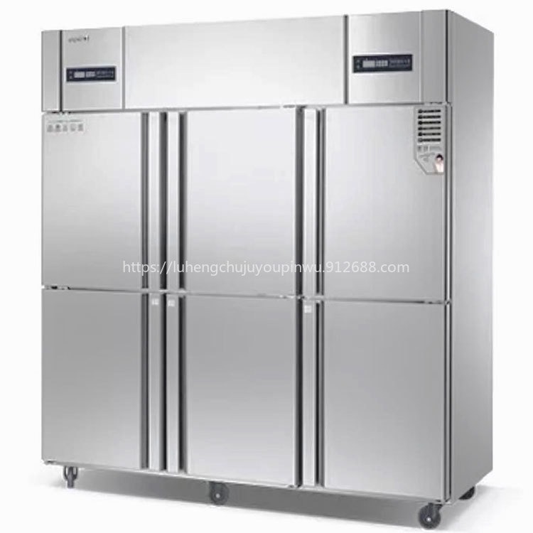 美厨商用六门冷冻冰箱 BF6 美厨不锈钢六门冷柜 全铜高身低温雪柜 美厨工程款直冷冷柜 商用冰柜