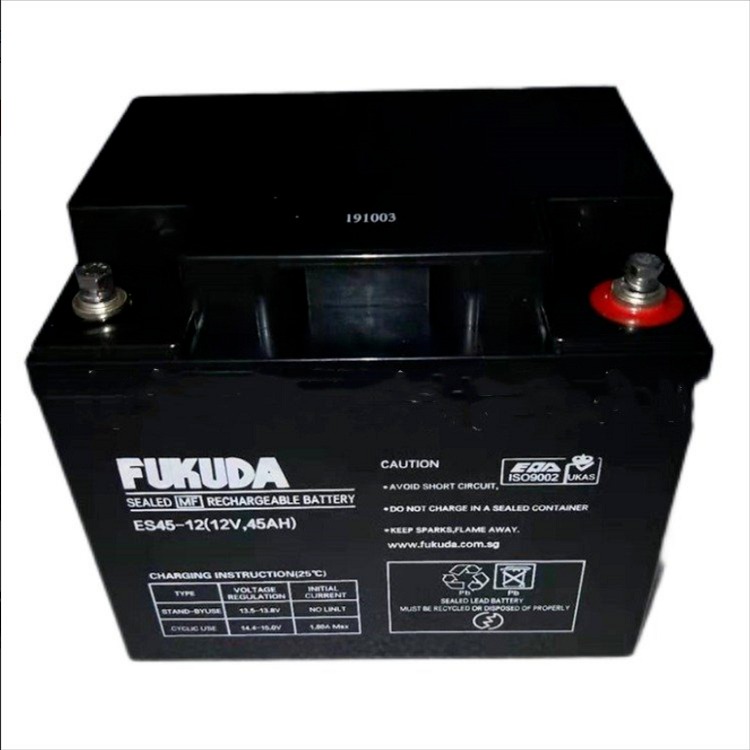 FUKUDA蓄电池ES65-12 12V65AH厂家直销后备电池图片