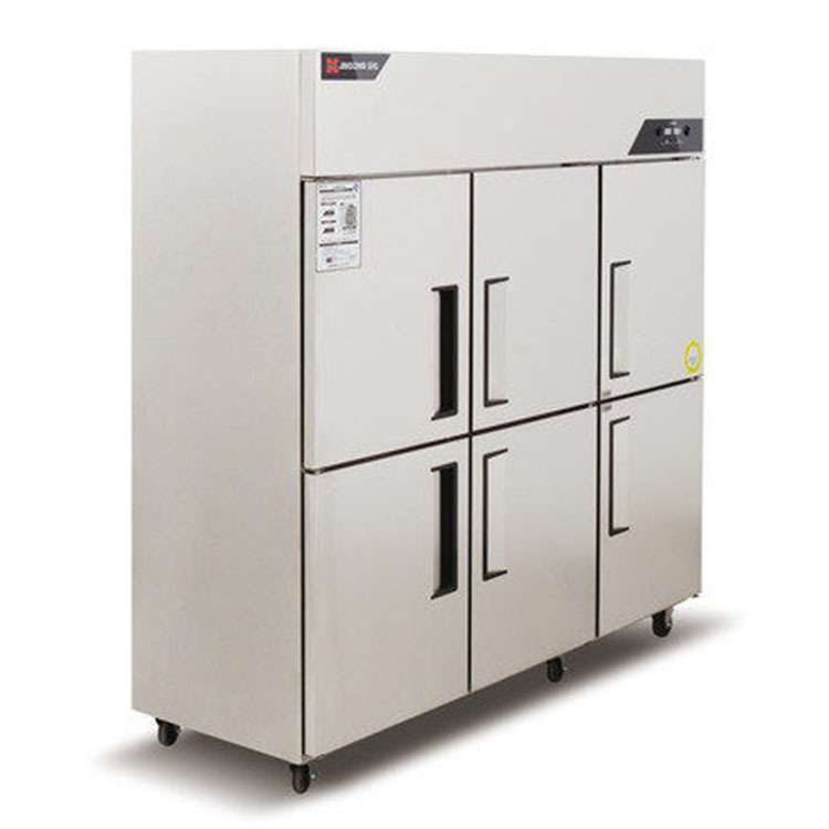 金松六门冰箱QB1.6L6HU 金松六门直冷双温冰箱 金松商用六门不锈钢冷柜