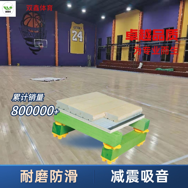 河北双鑫室内篮球场运动木地板羽毛球馆地板