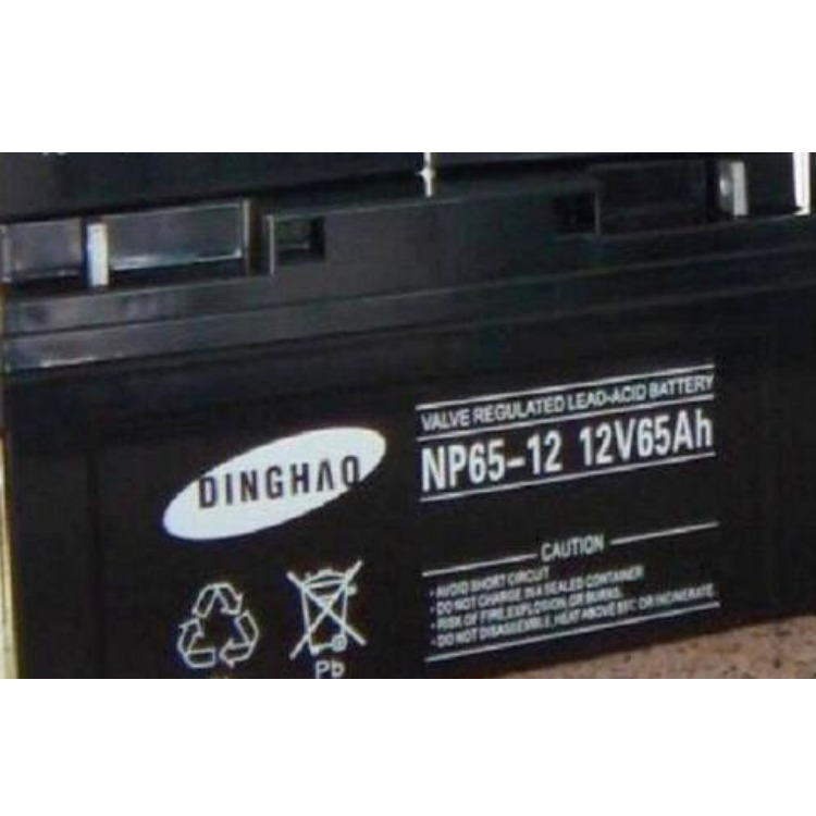 DINGHAO鼎好阀控式铅酸电池NP65-1212V65AH机房UPS电源鼎好电瓶