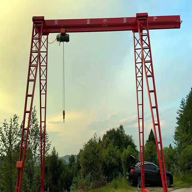 5吨小型龙门吊 10吨电动轨道龙门吊 室内室外移动式龙门吊 圣起机械