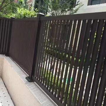 万邦锦辉 铝艺护栏定做 别墅小区楼梯扶手 铝合金围墙栏杆定制
