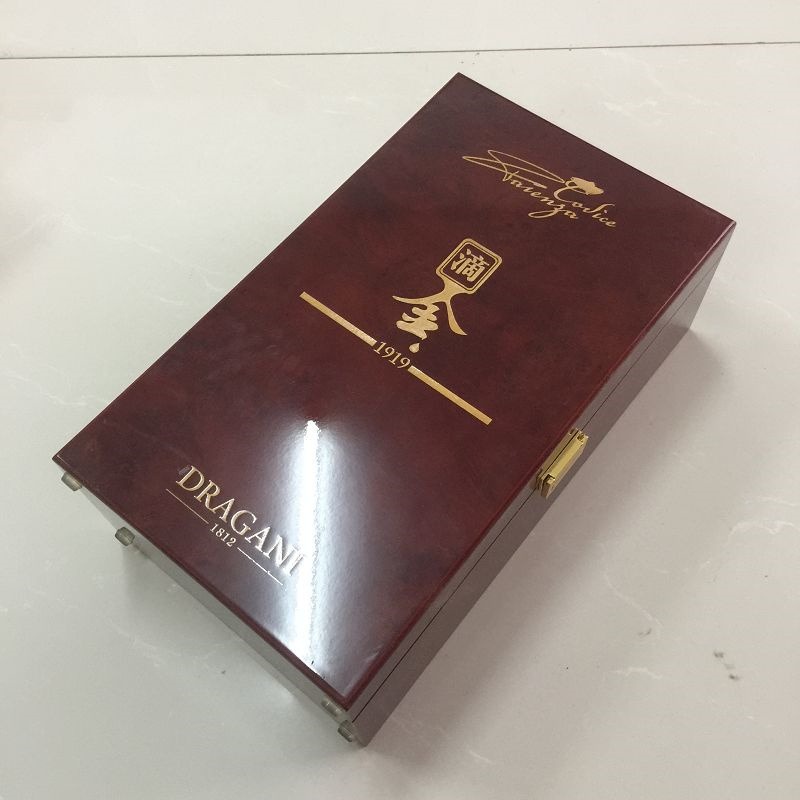 瑞胜达 装酒的木盒 木茶托盘 葡萄酒包装箱 红茶包装木盒 MH
