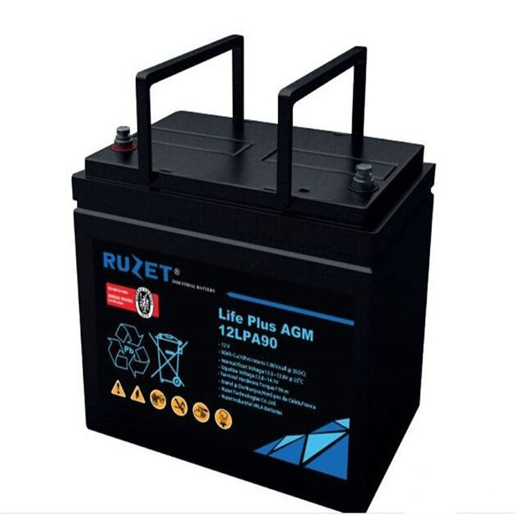 RUZET蓄电池12LPG100路盛GEL胶体蓄电池12V100AH交流屏用