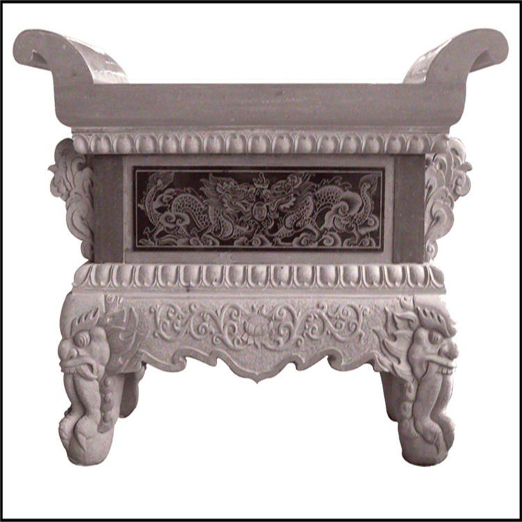 祠堂石雕供桌 青石浮雕香案供奉用神台供台石雕摆件多种尺寸供桌图片