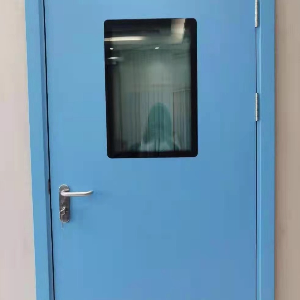 医院用病房门 手术室气密门 电动感应门 脚踏红外防夹洁净钢制门图片