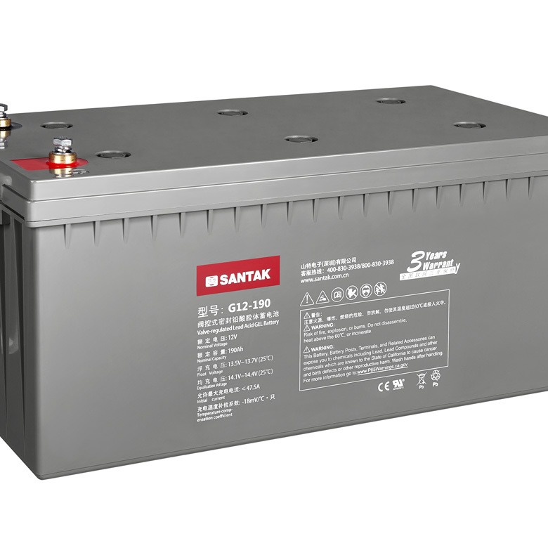 山特C12-200/12V/200AH胶体免维护蓄电池安装使用方便效果好内阻小