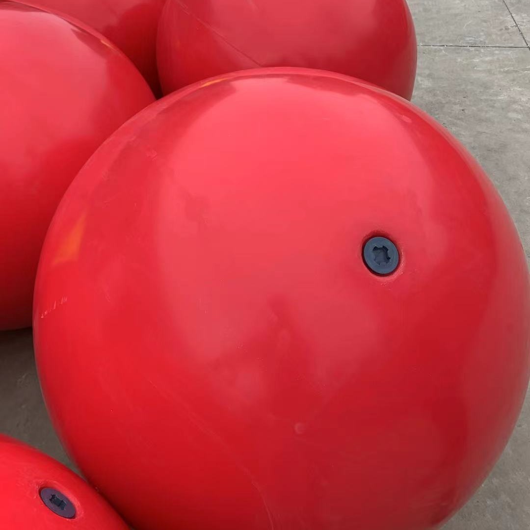 山东河道浮球 滚塑浮球体 水上景区浮球