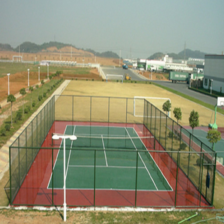 围网式篮球场 篮球场围网门 泰亿 球场围网铺设 性能稳定