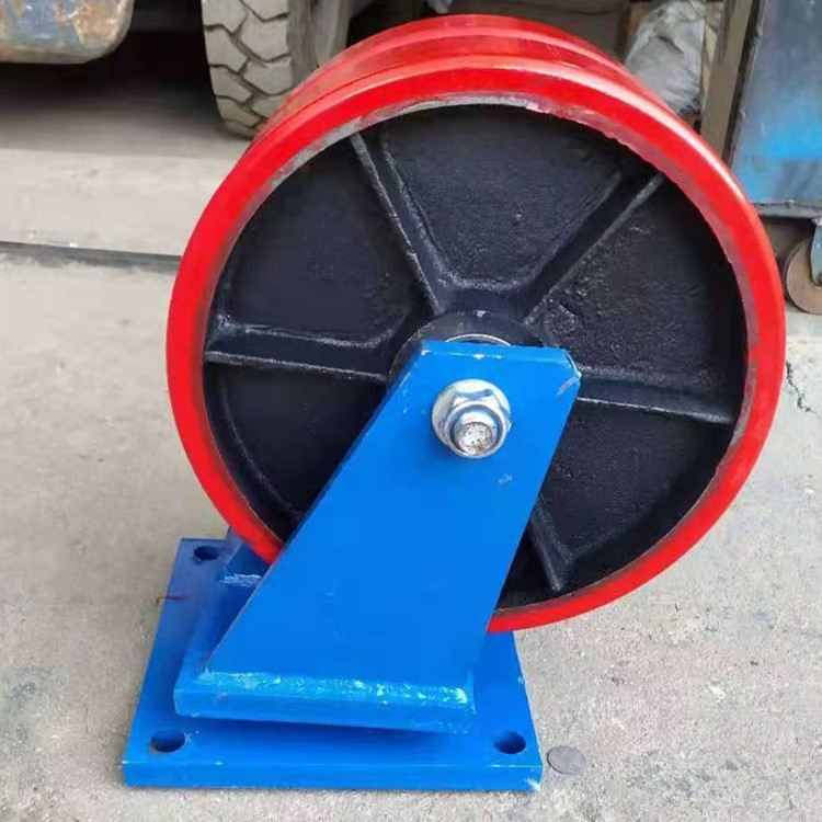 聚氨酯胶轮6寸工业重型橡胶包胶轮运力包胶轮厂家定制