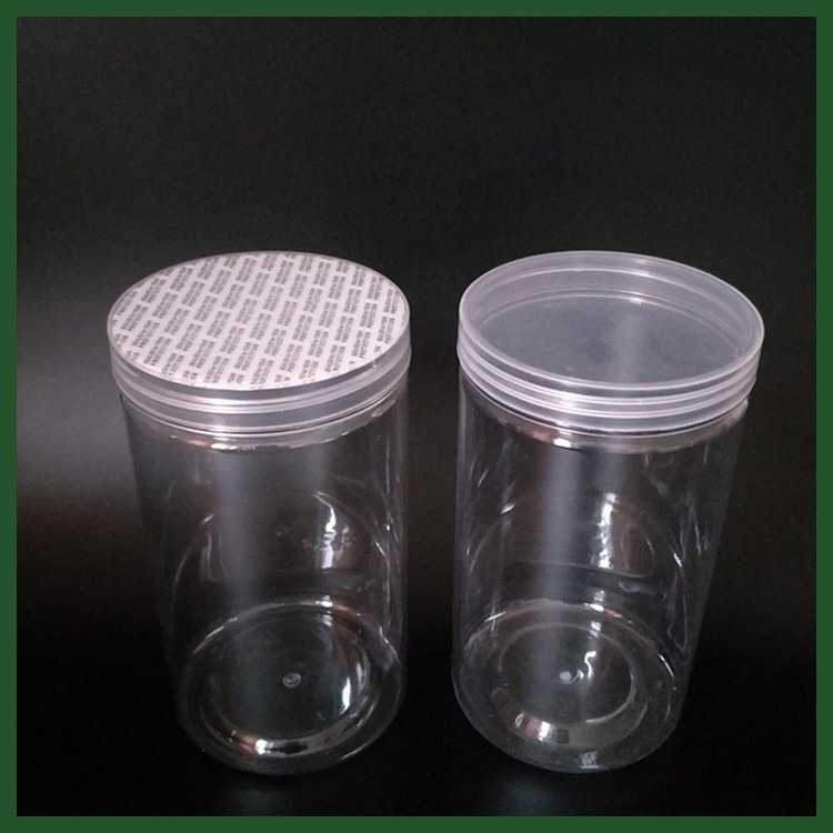 拧口式塑料食品罐 博傲塑料 600ml塑料蜂蜜罐 塑料储物罐