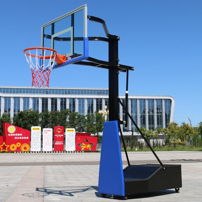 龙泰生产安装液压篮球架 儿童篮球架价格合理安装到位