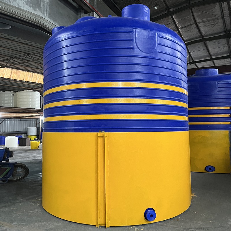 40吨塑料减水剂复配罐浙东容器40立方PE大型水塔 搅拌装置配套 森林消防