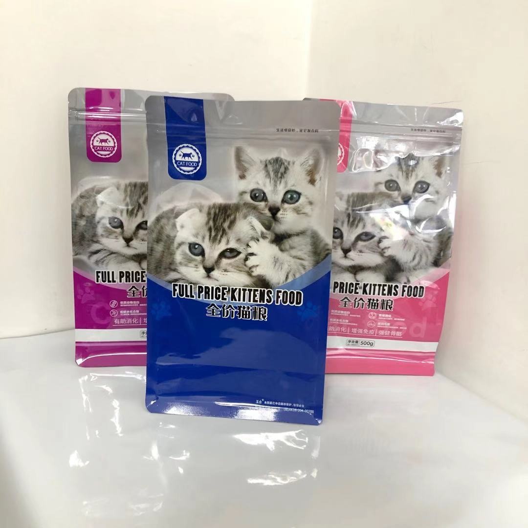 玉合塑业宠物零食通用包装袋一斤二斤装拉链自封镀铝包装袋猫粮通用包装袋