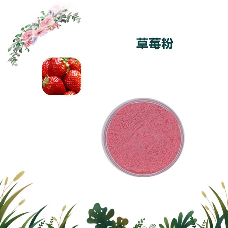 益生祥生物 草莓果汁粉 速溶粉 喷雾干燥粉 固体饮料 可定制图片