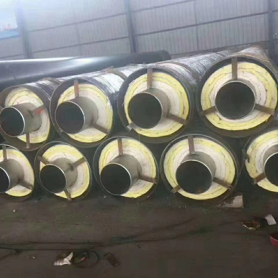 沧州恒泰  钢套钢蒸汽保温管   玻璃丝缠绕保温钢管  厂家直销