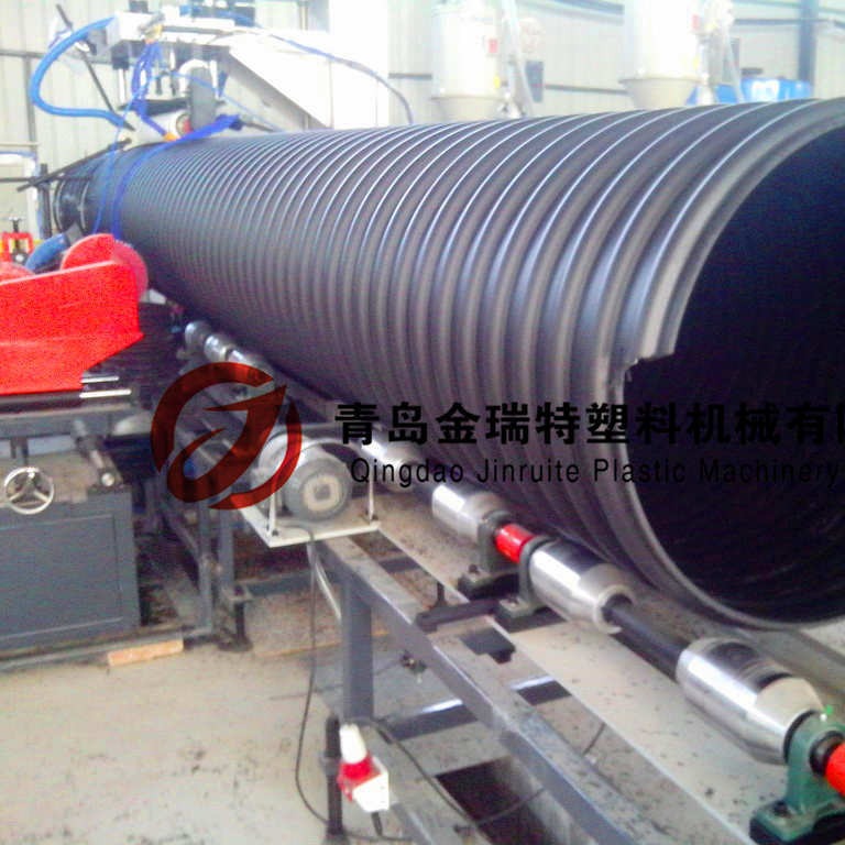 金瑞特sj65pe螺旋波纹管生产线 钢带增强缠绕管设备