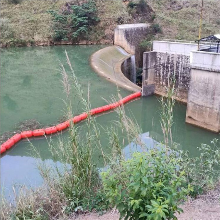 水库挂网拦污排浮体 水电站引水口浮式拦污栅浮筒