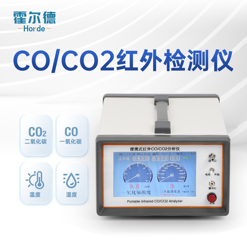 霍尔德便携式CO/CO2分析仪HED-HW300