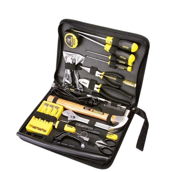 史丹利工具18件套通用工具包 带电烙铁螺丝批扳手工具包90-597-23    STANLEY工具