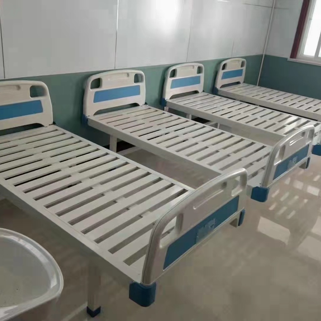 厂家直供平板护理家用不锈钢床 医院输液疗养床 普通病房平板床图片