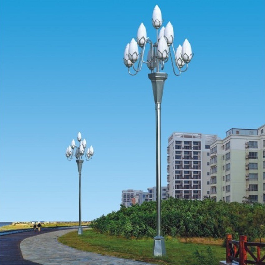 玉兰景观灯 广场玉兰灯8米 高杆灯可定制
