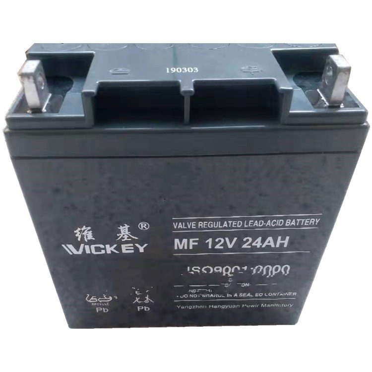 维基蓄电池MF12V24AH铅酸免维护型12V24AH直流屏 UPS电源配套使用