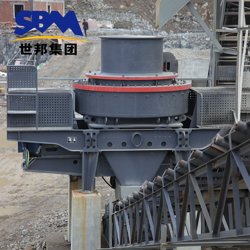 鹅卵石制沙日产1000吨设备 上海世邦第六代制砂机视频 大型制砂生产线图片