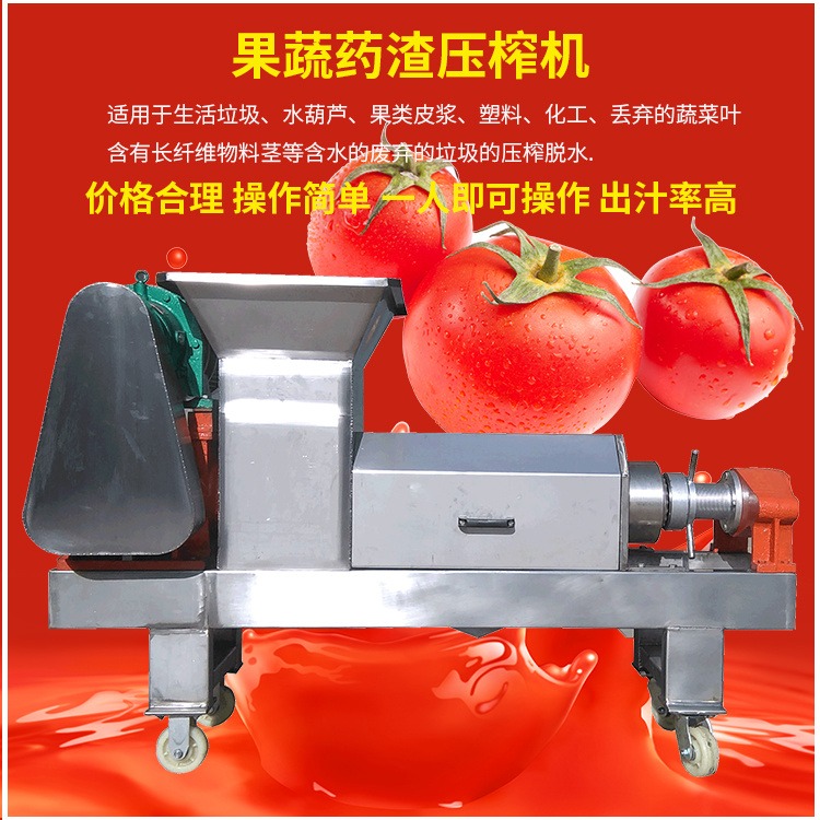 果汁压榨机,双螺旋压榨机, 小型果蔬汁分离设备
