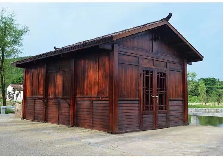 海南南方松中式木屋  中式别墅 中式装修木雅 匠心之作