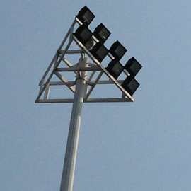 乾旭照明户外高杆灯厂家 12米中杆灯 足球场高杆灯