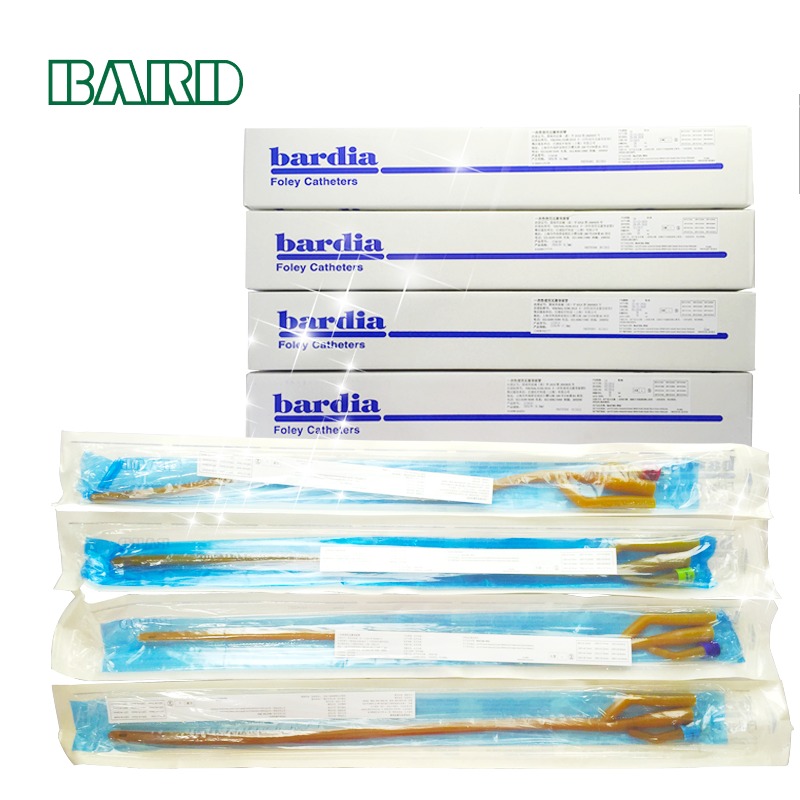 Bard 美国巴德 三腔导尿管24＃ 润滑膜保持持久，不易脱落 10根/盒，320根/箱