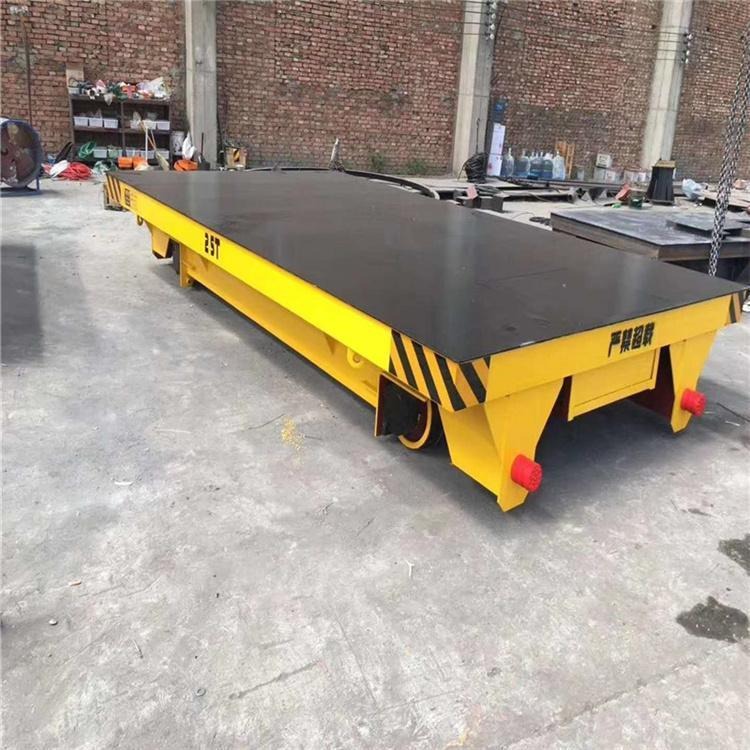 轨道平车 10吨钢板轨道运输车 性能可靠稳定