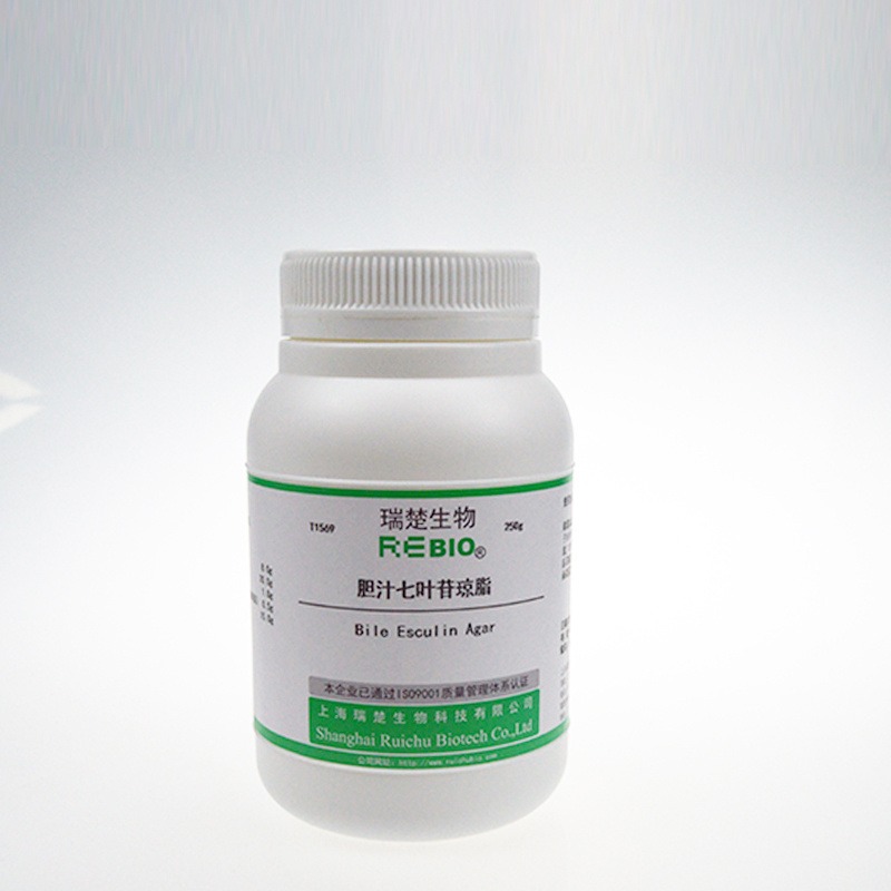 瑞楚生物 	胆汁七叶苷琼脂 用于肠球菌确证和培养	250g/瓶 T1569 包邮