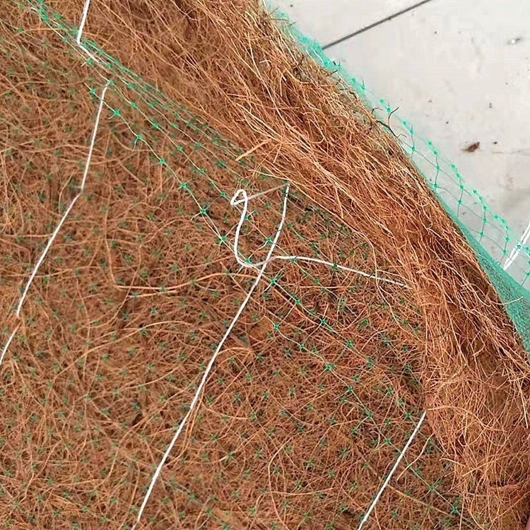 椰丝毯 防护型固坡护土椰丝毯 植物纤维麻椰椰丝毯 矿山复绿植被毯定制图片