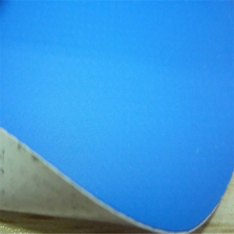 PVC夹网布  双面双色布 0.54mmPVC防水布 水池用布 异色面料 充气船面料