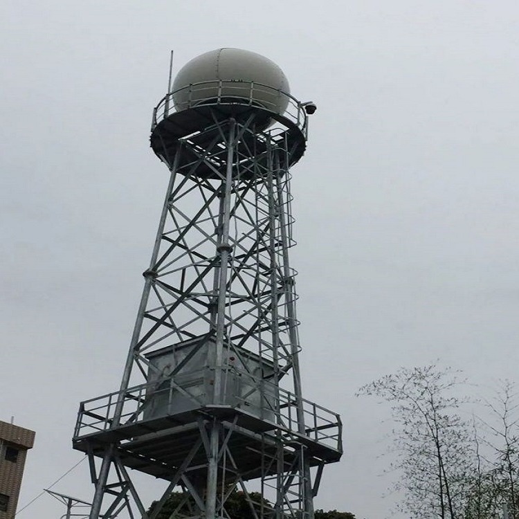 定制设计气象雷达塔 15米太阳林业防火监控塔  森林远程监控塔 泰翔 质保30年