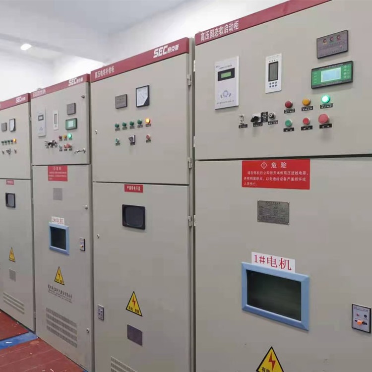 泵站专用高压电机软启动 赛克斯SPHMV高压固态软启动柜在全国各地泵站应用案例图片
