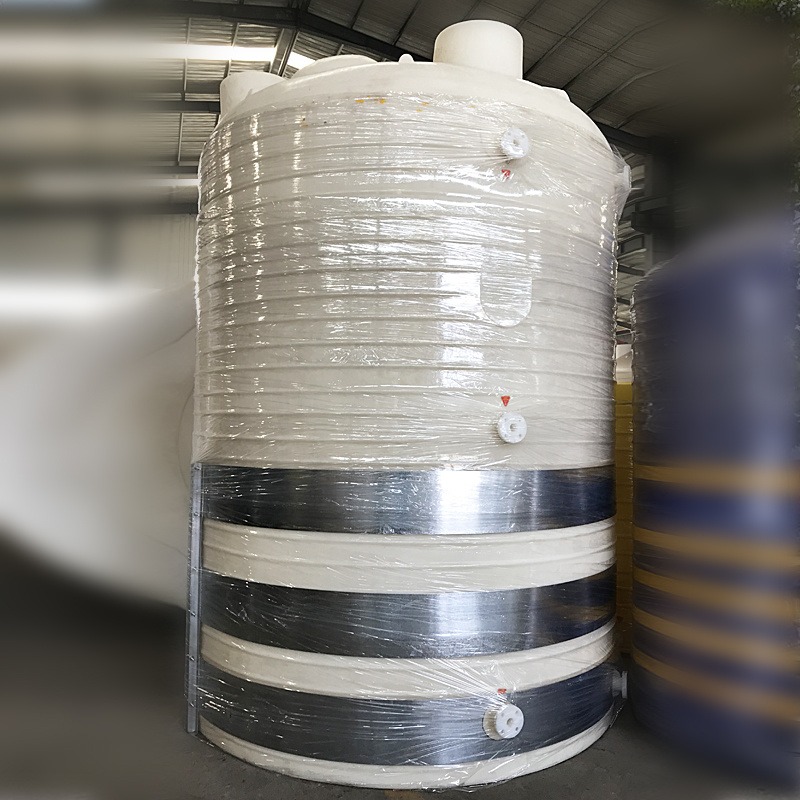 40吨速凝剂储存桶立式储水罐屋顶污水处理50方一次成型pe储罐塑料桶