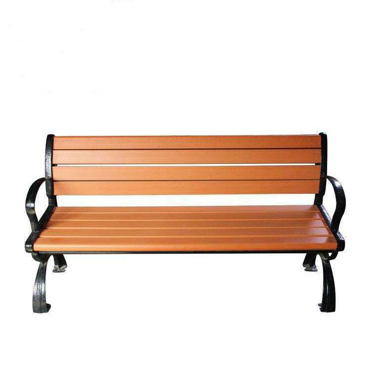 塑钢椅条 铸铁公园椅 毕氏1米5防腐木长椅批发