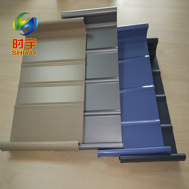 氟碳漆铝镁锰屋面板 体育馆65-430金属屋面 铝合金直板