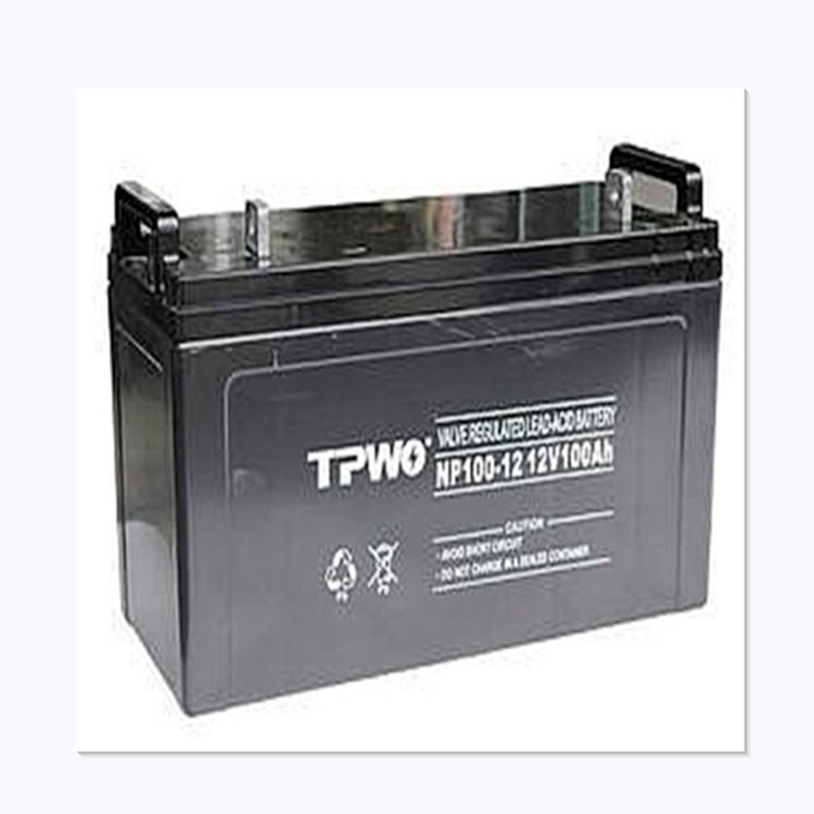 拓普沃TPWO蓄电池NP100-12报警器发电厂UPS电源系统12V100AH