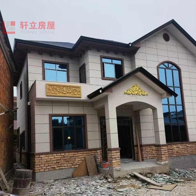 新中式钢结构房屋生产厂家 石家庄轻钢别墅材料定做