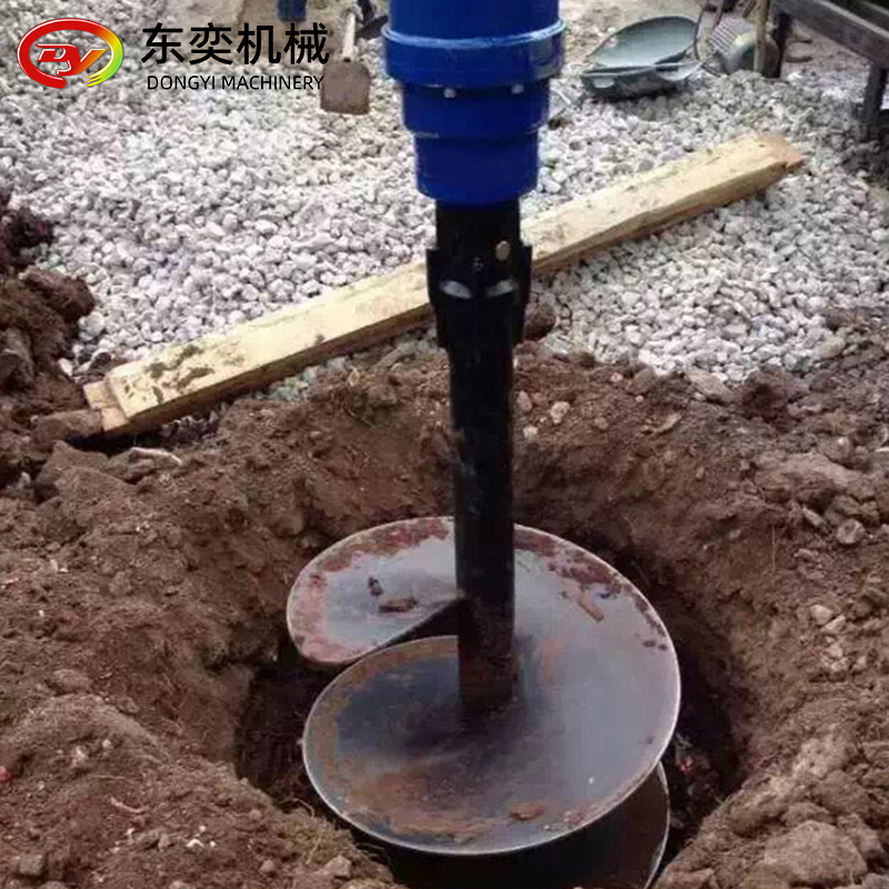 挖掘机固定螺旋钻机电线杆挖坑载杆机螺旋钻机型号