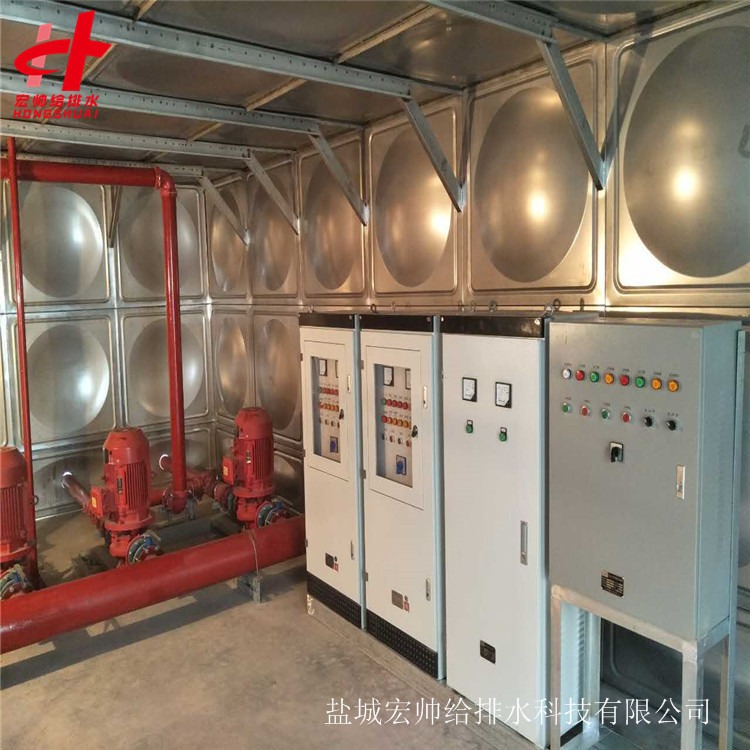 大同地上式箱泵一体化消防泵站 箱泵一体化水箱 箱泵一体化厂家 XBZ-120-0.55/25-S-I 宏帅
