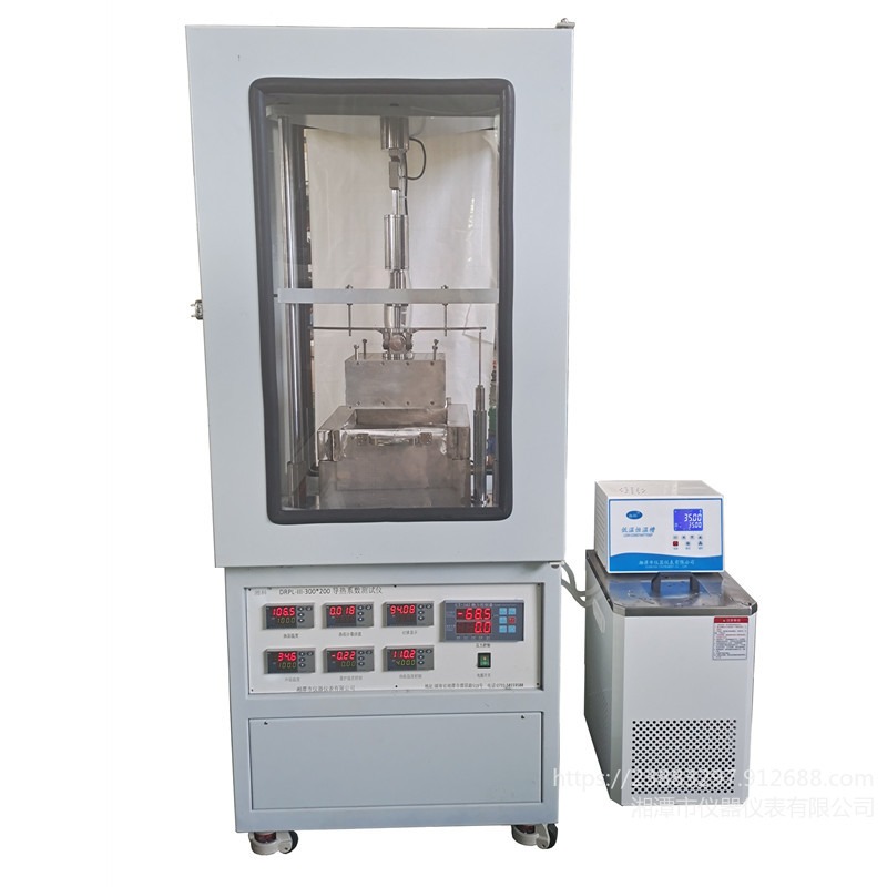 湘潭湘科订制款DRPL-III-200×300隔热保温材料导热系数测试仪 防护平板热流计法 500℃